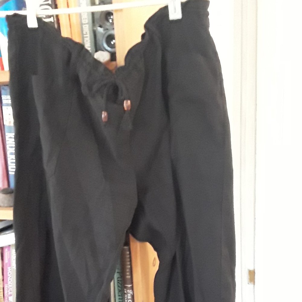 Cotton/linen loose pant
